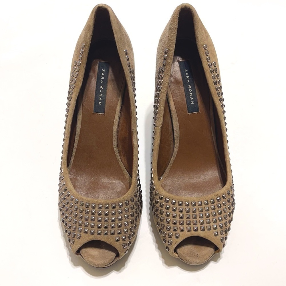 Zara Rhinestone Woman Heels - Picture 2 of 11